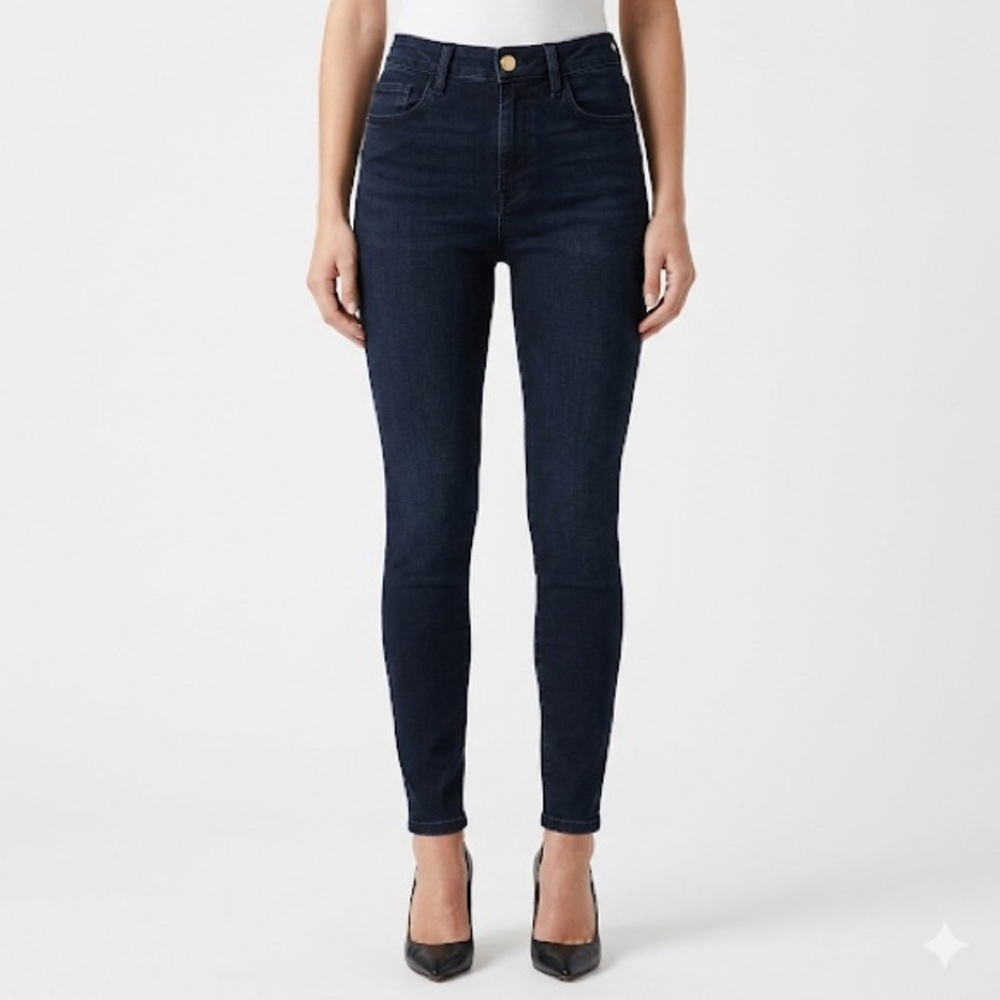 FRAME Womens Le One High Rise Skinny Jeans Larsen Size 1